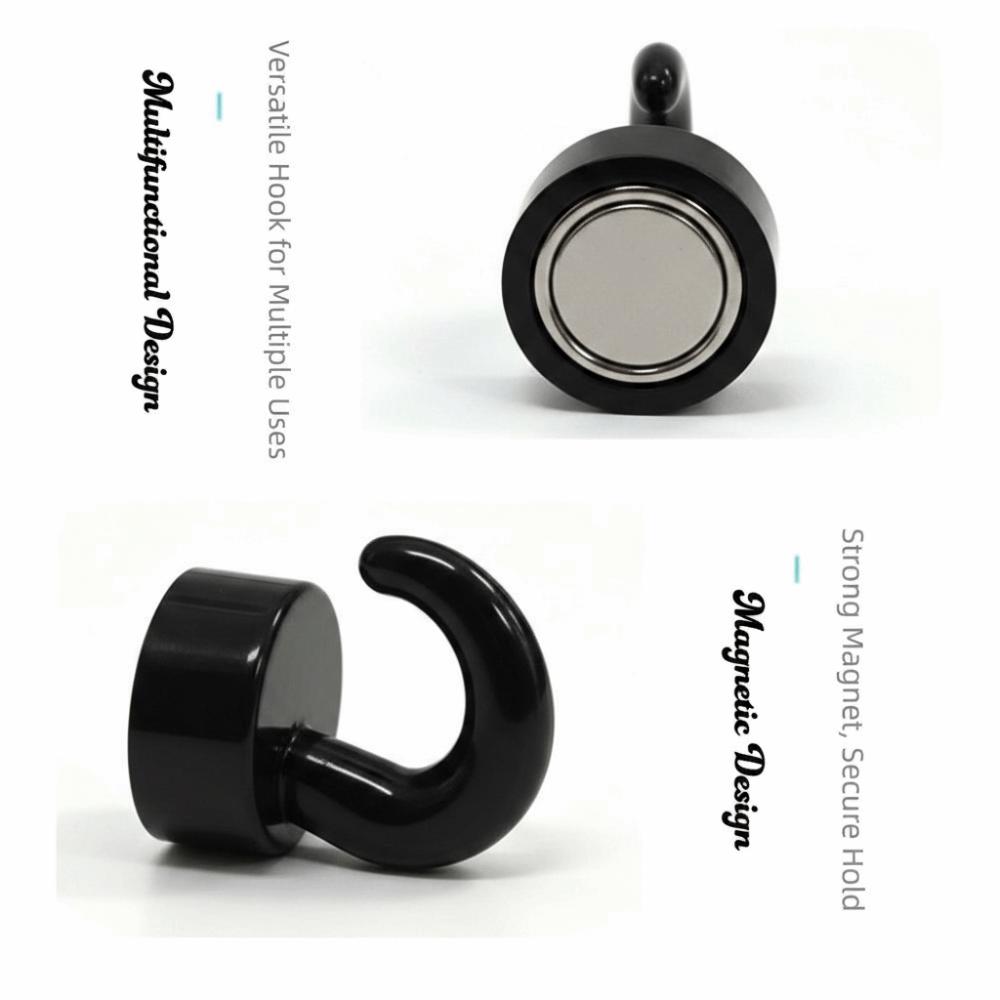 Solid Metal Body Magnetic Hooks Multi-Color Storage Hooks Refrigerator Hanging