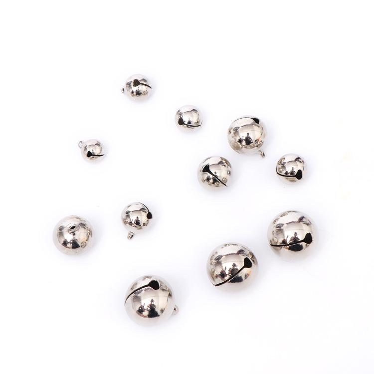Nickel-Plated 16mm Electroplated Bell Keychain and Jewelry Pendant