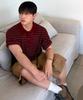 INTEMPOMOOD Honeybee Stripe Collar Knitwear_Wine