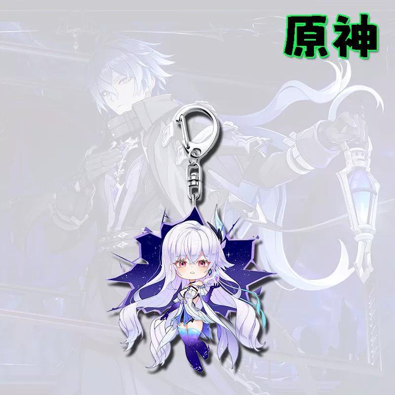 

Брелоки Genshin Impact Q-версії, Феліни, Дурінра, Шарми для телефону Умаскірк, Підвіски для рюкзака та Подарунки. 2