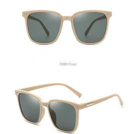 Gafas de sol elegantes de ojo de gato: Montura negra unisex, diseño adelgazante para rostros grandes, elegante protección solar.