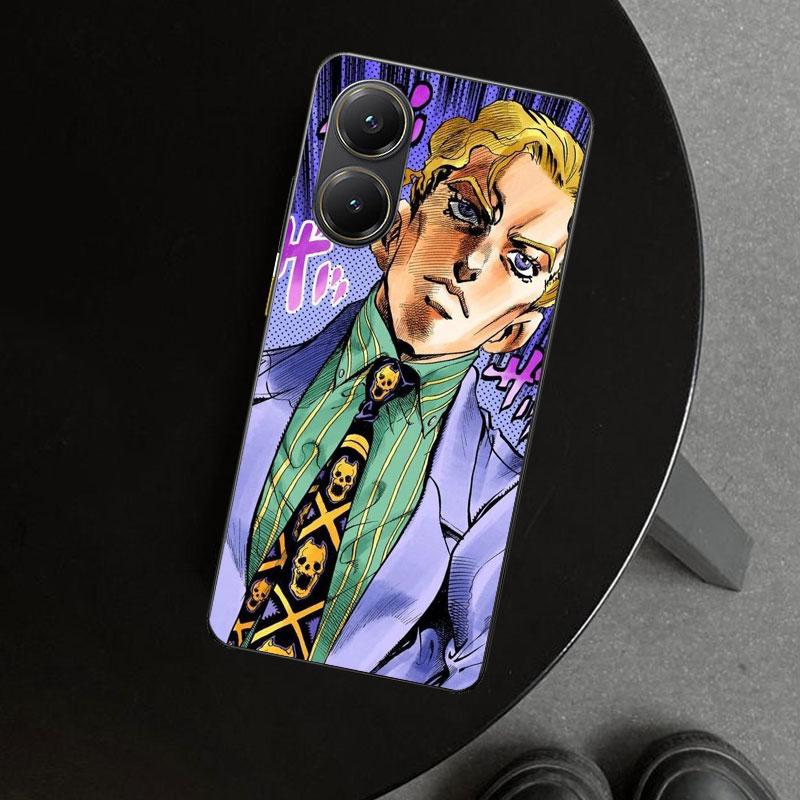 JoJo Kira Yoshikage Killer Queen Phone Case Cover for Xiaomi Poco X6 X5 X7 Pro F7 Ultra Redmi 15C 15 13C 13 12C 12 10C 10 10A 9C