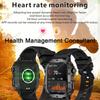 New Military Smart Watch Men IP68 5ATM Outdoor Sports Fitness Tracker Health Monitoring 1.81Inch Bluetooth Calls Smartwatch