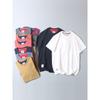 Foreign Trade Export Surplus Summer Solid Color Pure Cotton Brushed Short-Sleeve T-Shirt Men's Basic Half-Sleeve Undershirt