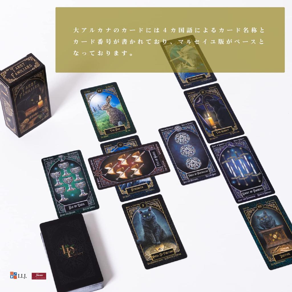 Tarot Cards 78 Pieces Marseilles Edition Tarot Fortune Telling Japanese Instruction Manual Included I.I.J [Tarot Familiars] [Genuine Product]