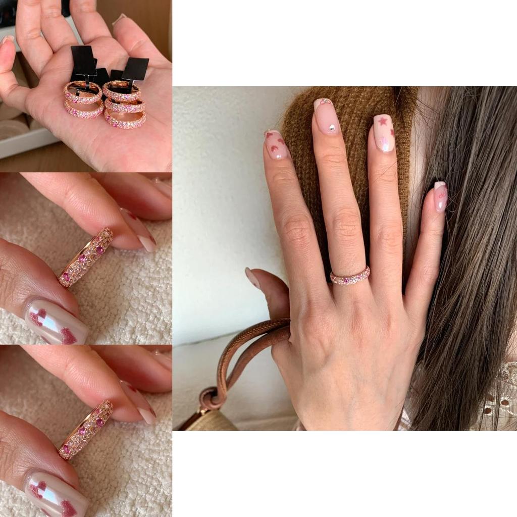 Pink Gorgeous Inspired Adjustable Ring For Women With Unique Geometric Style Perfect For Fashion Forward Summer Outfits In 2024