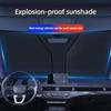 Foldable Car Windshield Sun Shade Reflective UV Protector Collapsible Front Window Sunshade Heat Insulation Shield for SUV Sedan