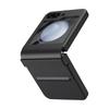 For Samsung Galaxy Z Flip7 FE 5G/Flip6 5G Case Hinge Leather+PC Phone Cover with Tempered Glass Film