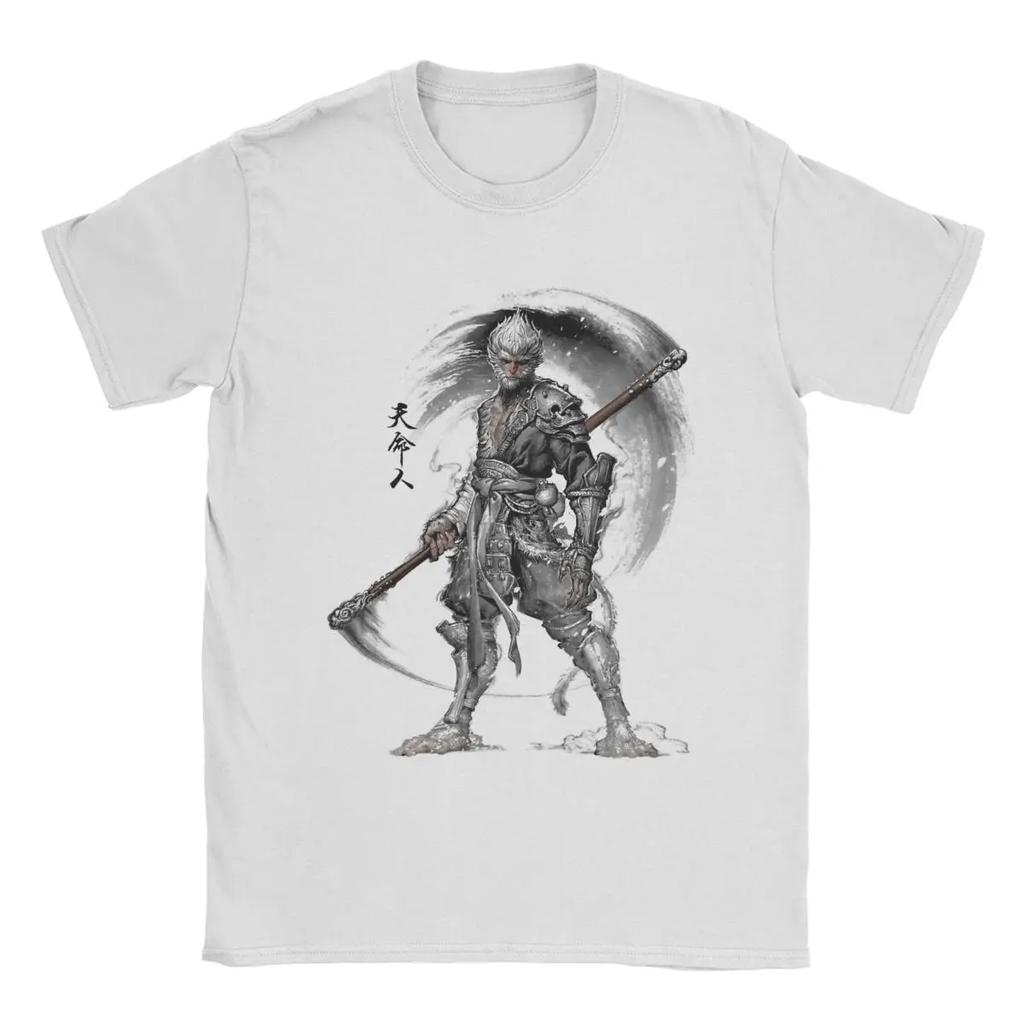 Amazing BLACK MYTH WUKONG SUN WUKONG THE MONKEY KING T-Shirts Men Women's Pure Cotton Tee Shirt Original Clothing