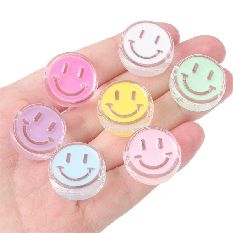 

Прозрачные акриловые бусины в виде смайликов с капающим маслом для аксессуаров для изготовления ювелирных изделий своими руками