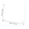 Metal Magnetic Board Photo Display Desktop Message Board Creative Note Board  for Office Home