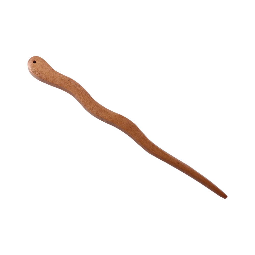 

Elegant Headdress For Girl Disk Hair Cheongsam For Women Wooden Hair Stick Chinese Style Hair Fork Hair Accessories Hairpin коричневый
