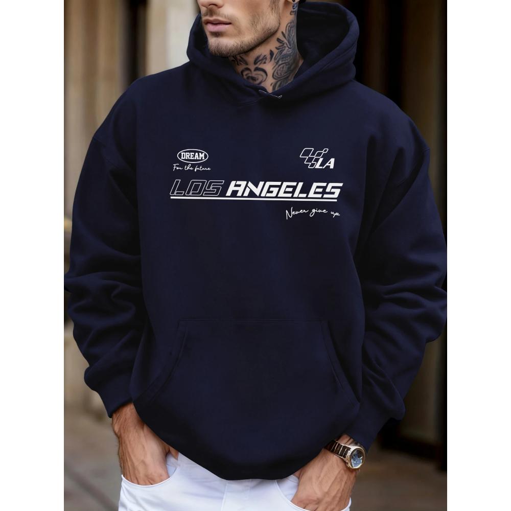 Printed Daily Versatile Comfortable Hoodie Men's Loose Simple Hoodies Sweatshirts Men’s