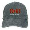 Who Still Rock Baseball Caps Peaked Cap 1981 40th Anniversary Sun Shade Hats for Men