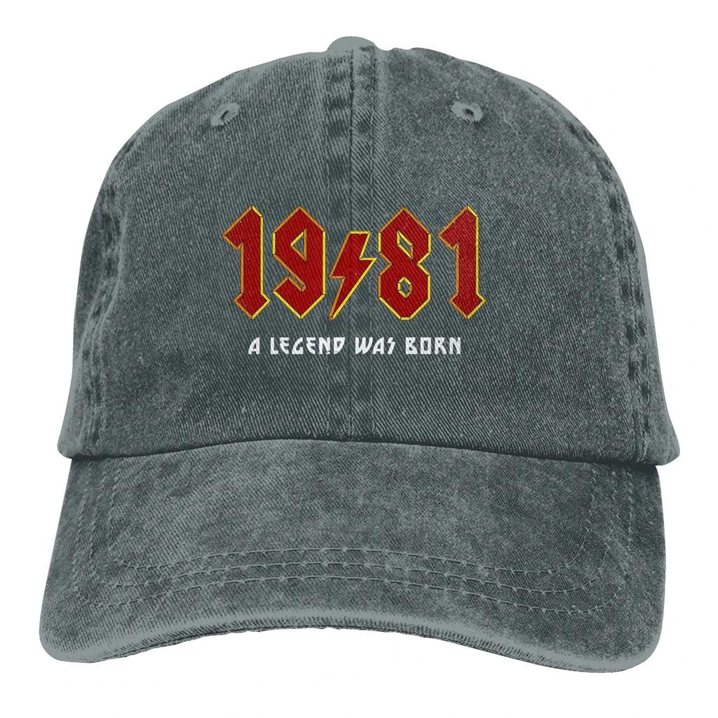 Who Still Rock Baseball Caps Peaked Cap 1981 40th Anniversary Sun Shade Hats for Men