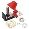 Fuse Base Battery Terminal Fuse Holder Terminal With Cover Ring-shaped Waterproof Fuse 58V 100/150/200/250/300A M8 Terminal