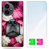 Etui Do Honor X7D / 400 Smart Obudowa Foto Case Plecki Pies + Szkło 9H