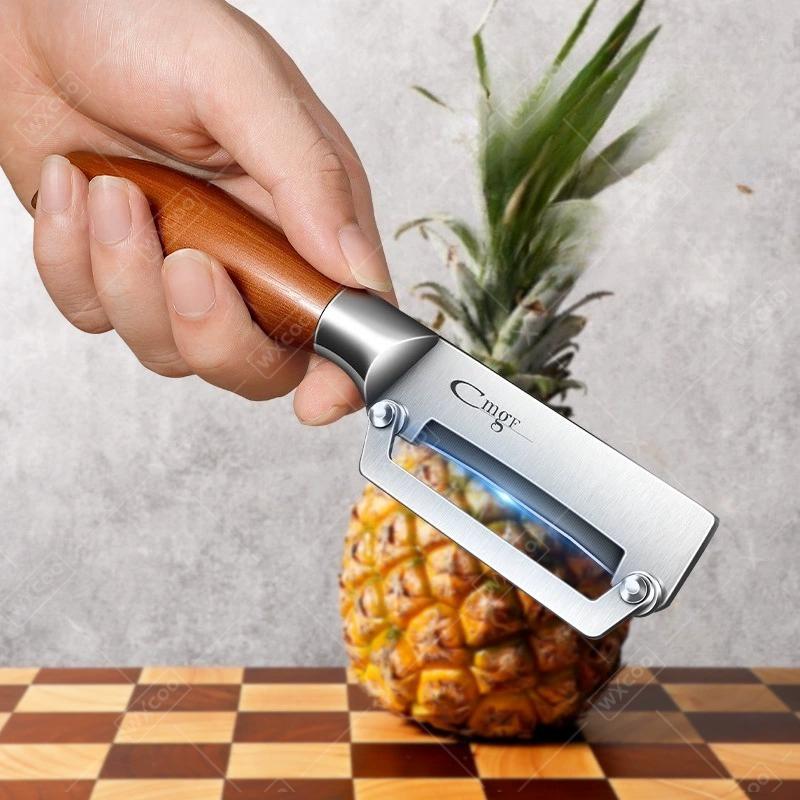 WXCOO Stainless Steel Sugarcane Peeler Thick Blade Slicing Fruits and Vegetables for Kitchen Fruit Potato Pineapple Peeler