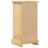 Vidaxl Szafka Nocna Corona, 35X32,5X74 Cm, Lite Drewno Sosnowe