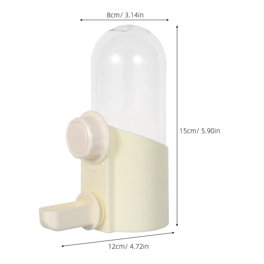 Automatic Bird Cage Waterer Leakproof Plastic Water Bottle 250Ml Small Bird Parakeet Cockatiel Budgie Drinking Fountain