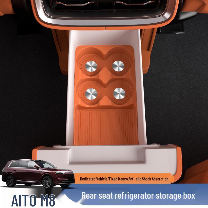 AITO M8 Rear Seat Refrigerator Storage Box Car Accessories