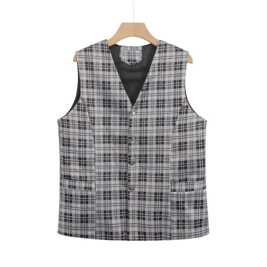 Women's Plus Size Lightweight Sleeveless Vest - Spring/Autumn Jacket for Middle-Aged and Elderly