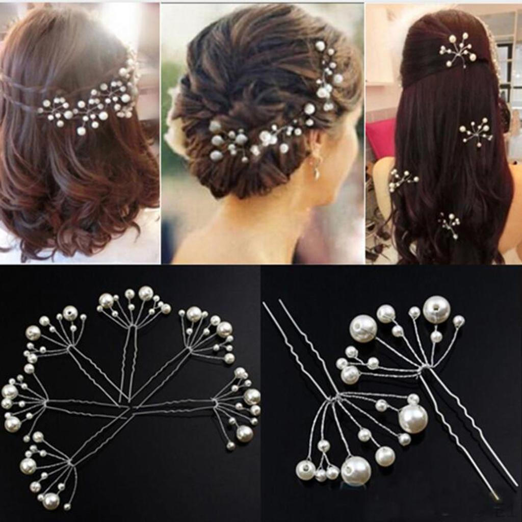 100 Pieces Waved Metal Hair