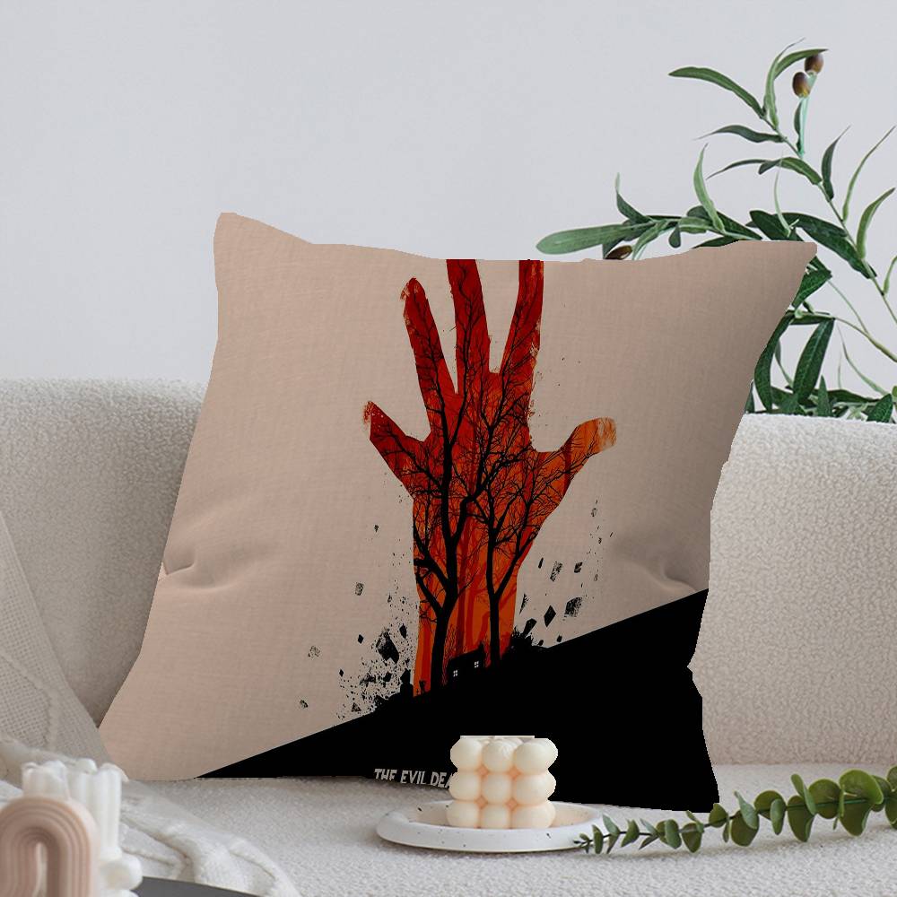 

T-The E-Evil D-Dead Pillowcases Home Bedding Decorative Pillow Cover Wedding Super Soft Pillow Case 12x12Inch
