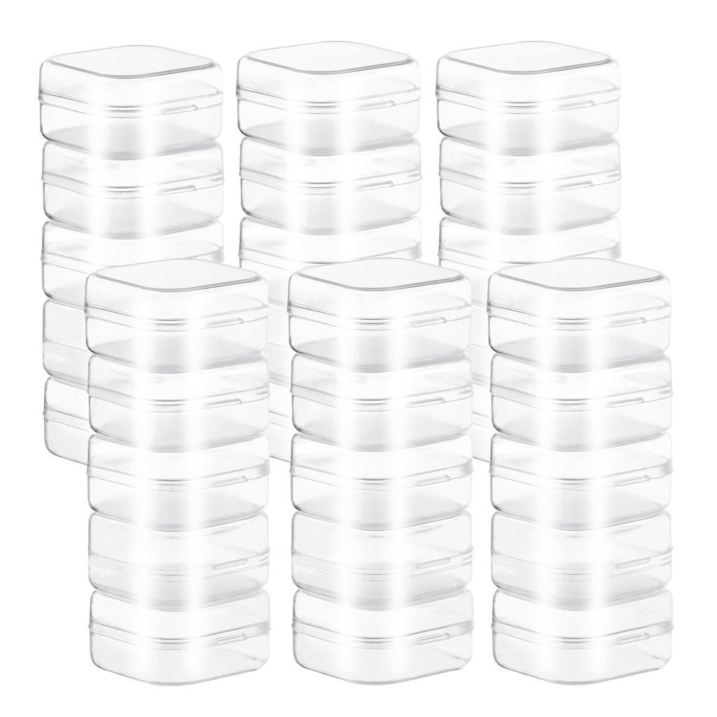 10pcs Plastic Box, Transparent Box, Jewelry Box, Earplug Box, Jewelry Box, Mini Organizer, Fish Hook Storage Box, Medicine Box