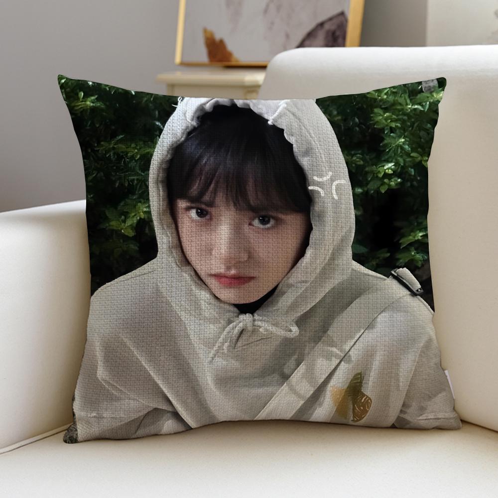 Sweet SShen YueS Cushion Cover Breathable and skinfriendly linen pillowcase square removable and washable cushion