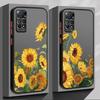 Flower Sunflower Case for Xiaomi Redmi Note 14 A4 10 13 Pro Plus 11 13C 12 9S 14C Funda Back Phone Cover