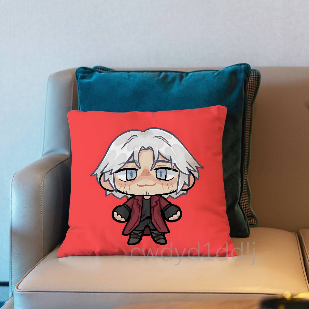 DDevil May Cry Dante Pillow Case Cover Square Sofa With For Pattern Comfortable Cushion suitable Of Room