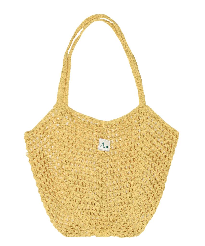 The-Abon Oka Picnic Net Shoulder Bag Ivory