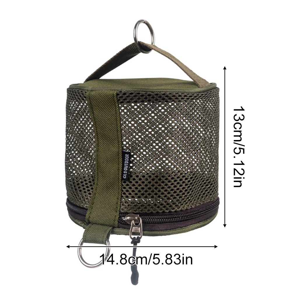 Portable Outdoor Camping Tissue Case with Hook Roll Paper Storage Bag Hanging Napkin Holder for Picnic Hiking Camping