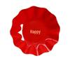 New Arrival: Red Candy Plate Ornament for Wedding & Engagement - Perfect for Living Room Decor