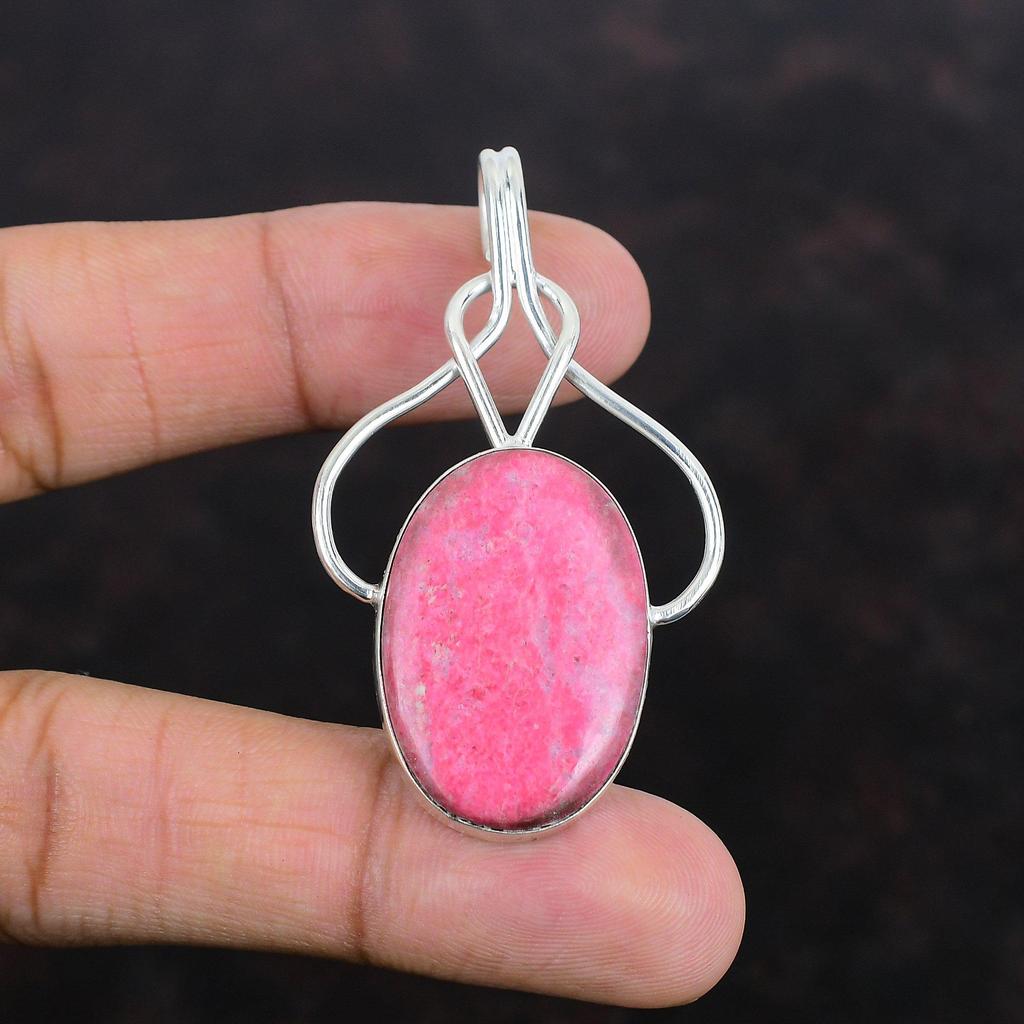 Thulitt Anheng Håndlaget Smykke Edelsten Anheng 925 Sterlingsølv Anheng Thulitt Smykker Helt Nytt Anheng Bryllupssmykker Gave Til Hennes