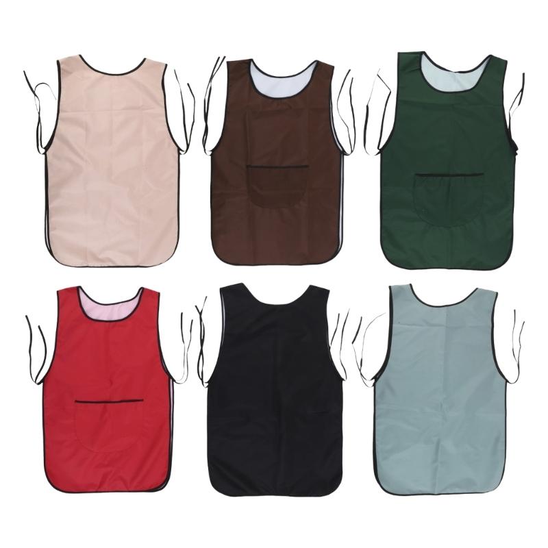 Durability Cotton Kitchen Apron Long Vest Protects Clothing Easy To Clean Ideal For Cooking and Baking Enthusiasts