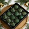 Antique Style Christmas Ornament Set: Scratch-off Ball Decorations for Trees and Windows