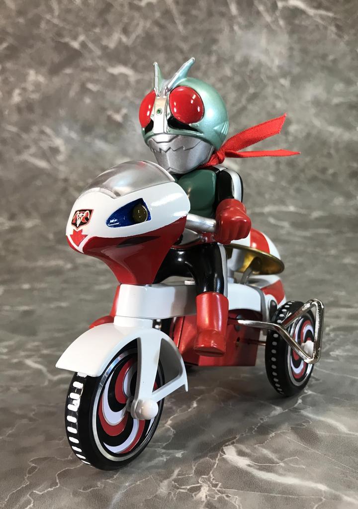 Art Storm EX Tricycle Kamen Rider New No. 2 B Type Wind-up Tricycle Figure