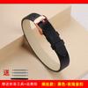 6mm 8mm 10mm A Long Fashion Leather Bracelet For Jewelry Women's Silk Crocodile Pattern Cowhide Jade Watch Strap Wristband+tools