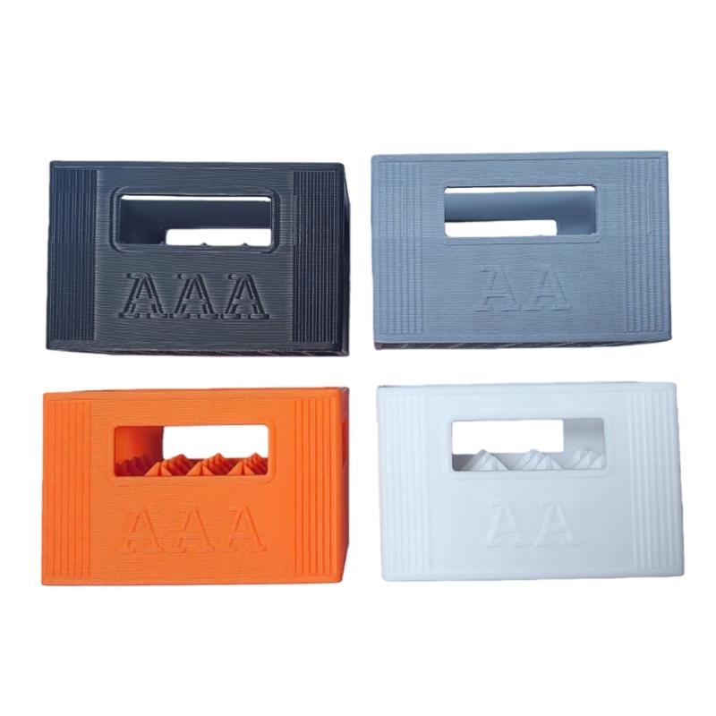 Fashionable Plastic Battery Organizers Box Large Capacity Batteries Storage Container with 30/20 Compartment
