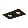 Light Prestige Metis II 2x GU10 Black Recessed Light for Bathroom