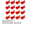 16 Pcs Automatic Chicken Water Cup Plastic Chicken Watering System Poultry Water Feeder Cup for Chicken Duck Goose Turkey