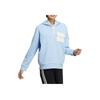 Adidas Neo Thickened Sports Hoodie Women Tops Blue HE4492