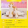 BDHD Cat Cushion, Fluffy Plush Body Pillow for Sleeping Together, Cute and Soothing, Supports Restful Sleep, Multi-functional, Suitable for Side