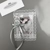 Handmade Lace Photo Card Holder, 3 Inch Photocard Sleeve, Anime K-pop Photocard Storage,Polaroid Protector, DIY Crafts Gift