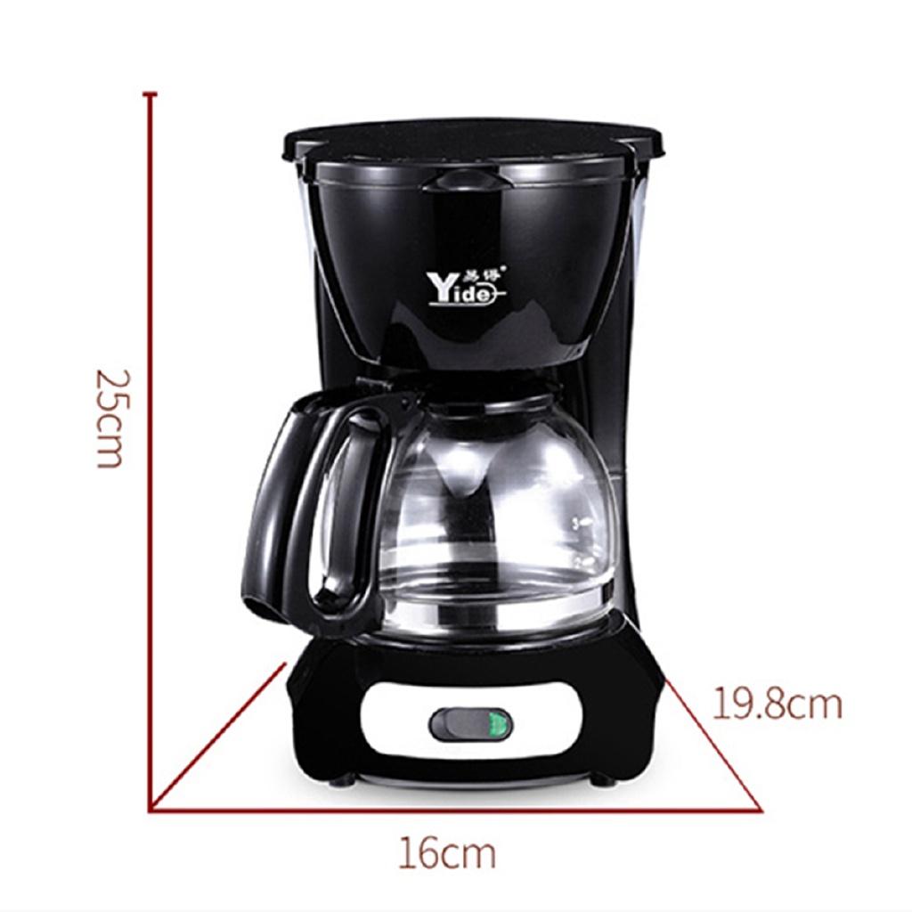 Aparat de cafea comercial american cu picurare 220V Aparat electric de cafea Oala automata de izolare mica
