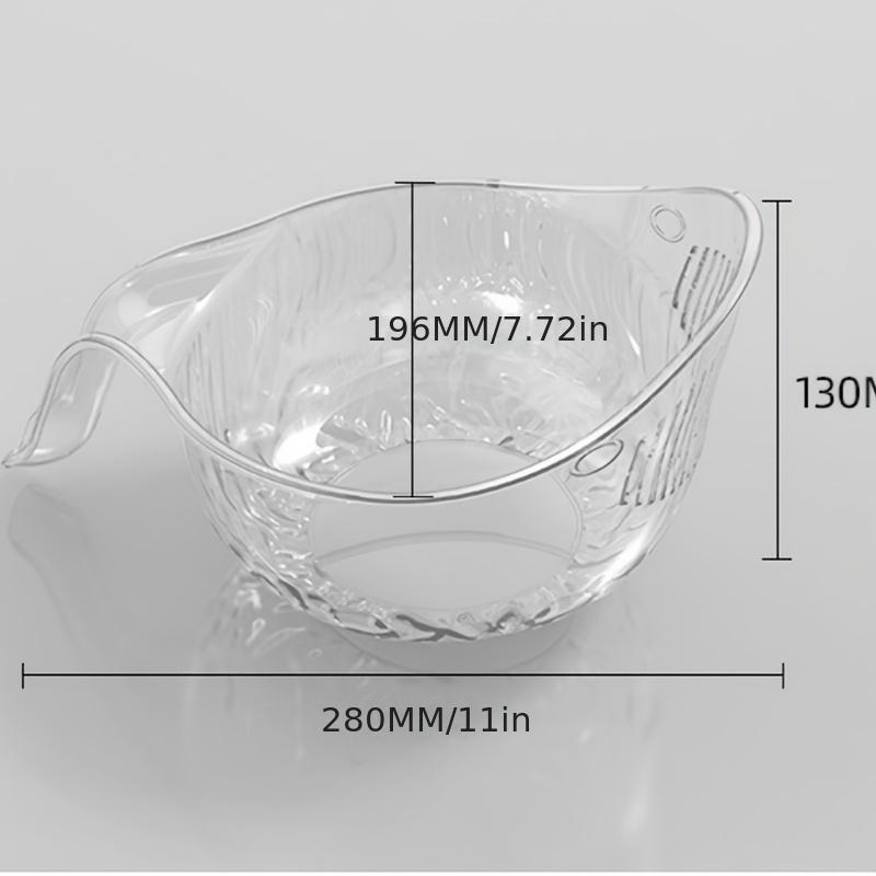 

Многофункциональная компактная 1 шт. корзина для мытья и слива риса, пластиковый дуршлаг для риса, креативное сито для мытья риса, бытовой таз для мытья риса