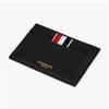 Thom Browne Pebble Grain Goose Embroidery Three Stripe Tab Card Case Uaw071a 00198 001