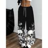 2026 Women's New Wide Leg Pants, Elastic Waist Pants, Casual Loose Summer Beach Pants